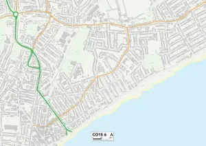 Tendring CO15 6 Postcode Sector Print Map