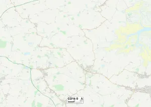 Tendring CO16 0 Postcode Sector Print Map