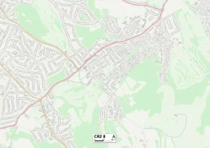 Croydon CR2 8 Print Map Sector