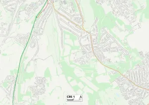 Croydon CR5 1 Postcode Sector Print Map