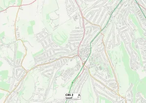 Croydon CR5 2 Print Postcode Sector Map