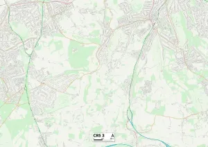 Croydon CR5 3 Postcode Sector Print Map