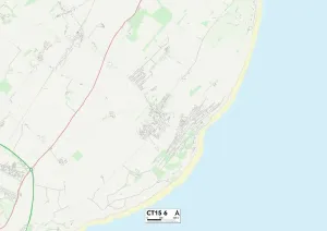 Kent CT15 6 Print Map Sector