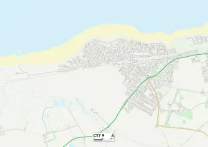 CT - Canterbury Prints: Kent CT7 9 Print Map Sector