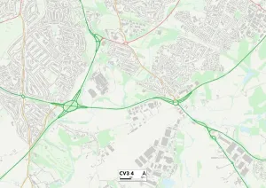 Coventry CV3 4 Print Map Sector