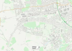 Coventry CV4 8 Print Map Sector
