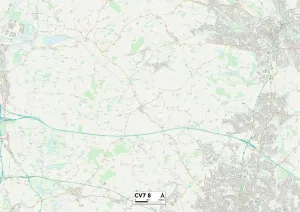 CV - Coventry Prints: Coventry CV7 8 Print Map Sector