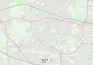 Bexley DA15 8 Print Map Sector Guide