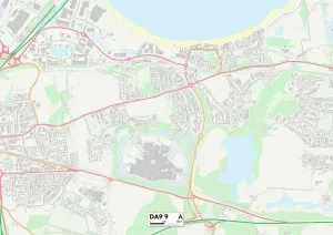 Dartford DA9 9 Print Map Postcode Sector
