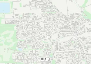 Dundee DD3 9 Print Map Sector