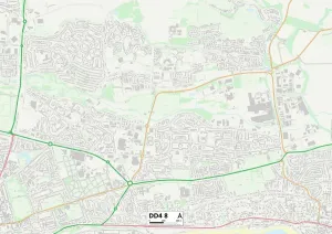 Dundee DD4 8 Print Map Sector