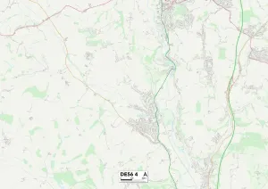 Amber Valley DE56 4 Print Map