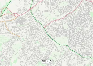 DE - Derby Prints: Derby DE23 6 Print Map Sector