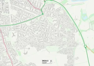 DE - Derby Prints: Derby DE24 0 Print Map Sector
