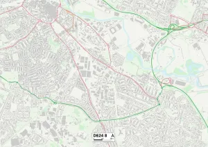 DE - Derby Prints: Derby DE24 8 Print Map Sector
