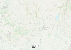 DE - Derby Prints: Derbyshire Dales DE6 2 Print Map Sector