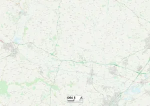 Derbyshire Dales DE6 5 Print Map