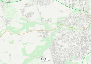 County Durham DH2 2 Print Map