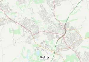Sunderland DH4 5 Map Print