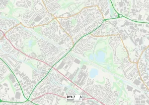 DY - Dudley Prints: Dudley DY4 7 Print Map Sector