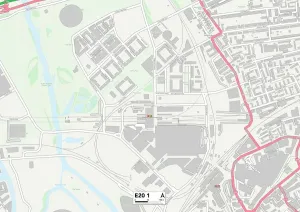 E - London E Prints: Newham E20 1 Print Map Sector Guide