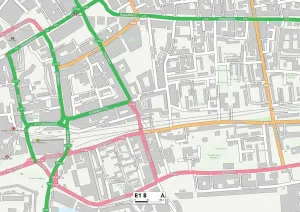 Tower Hamlets E1 8 Print Map