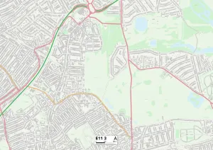 Waltham Forest E11 3 Print Map