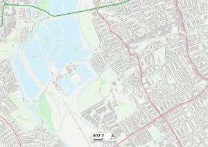 E - London E Prints: Waltham Forest E17 7 Print Map Sector
