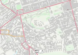 Edinburgh EH1 2 Print Map Postcode Sector