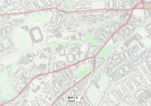 EH - Edinburgh Prints: Edinburgh EH11 2 Print Map Sector