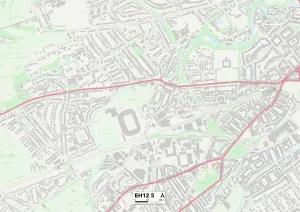 Edinburgh EH12 5 Postcode Sector Print Map