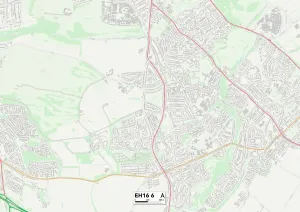 EH - Edinburgh Prints: Edinburgh EH16 6 Print Map Sector Guide