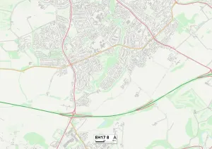 EH - Edinburgh Prints: Edinburgh EH17 8 Print Map Sector