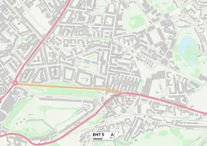 EH - Edinburgh Prints: Edinburgh EH7 5 Print Map Sector