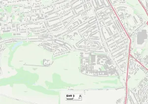 Edinburgh EH9 3 Postcode Sector Print Map