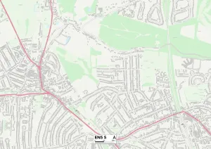 Barnet EN5 5 Print Map Sector