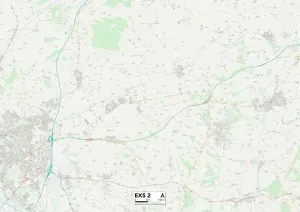 East Devon EX5 2 Postcode Sector Print Map