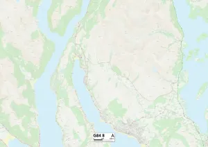 G - Glasgow Prints: Argyll and Bute G84 8 Print Map Sector