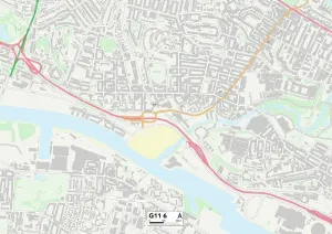 Glasgow G11 6 Print Map Sector