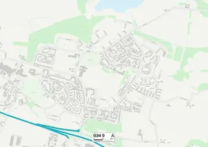 Glasgow G34 0 Print Map Sector