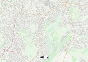 Glasgow G44 3 Print Map Sector