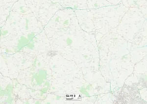 Gloucester GL19 3 Postcode Sector Print Map
