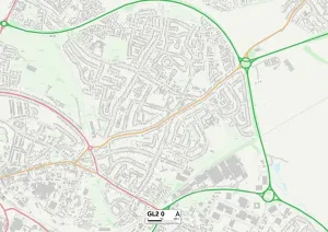 Gloucester GL2 0 Print Map Sector