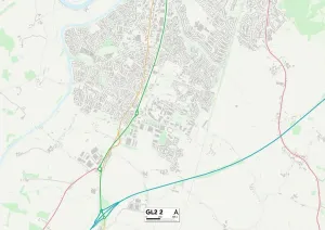 Gloucester GL2 2 Print Postcode Sector Map