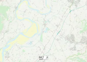 GL - Gloucester Prints: Gloucester GL2 7 Print Sector Map
