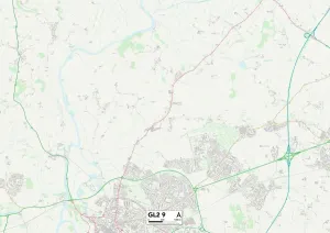 GL - Gloucester Prints: Gloucester GL2 9 Print Map Sector