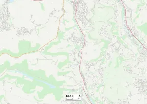 Stroud GL5 5 Print Map Sector