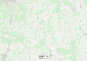 Chichester GU28 9 Postcode Sector Print Map