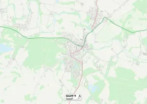 Chichester GU29 9 Postcode Sector Print Map