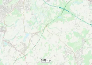 Guildford GU23 6 Print Map Sector Guide